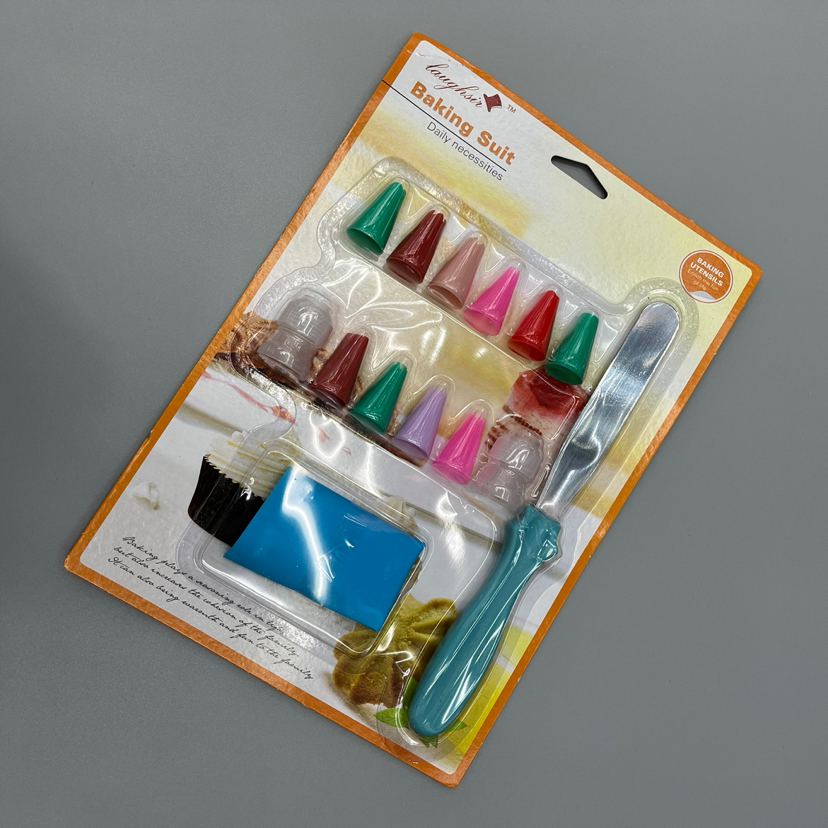 Baking tools, plastic piping nozzle set, kitchen supplies, kitchenware, tableware