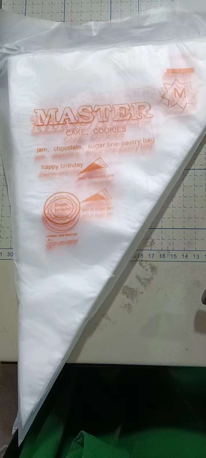 Baking tools, cookies, puffs, cream cakes, piping, large, medium, small, disposable piping bags, squeezing bags