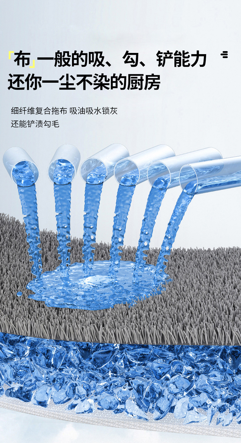 Clover mop, lazy household mop, self twisting water mop, dry and wet dual-use, no hand washing, imitation hand twisting mop wholesale