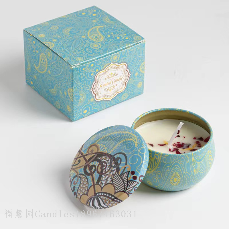 Cross border soybean wax dried floral scented candles, wedding souvenirs, birthday gifts, and giveaways