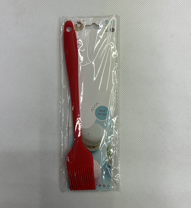 Silicone brush set, barbecue oil brush, baking scraper, household kitchen tool, heat-resistant and non shedding silicone barbecue brush