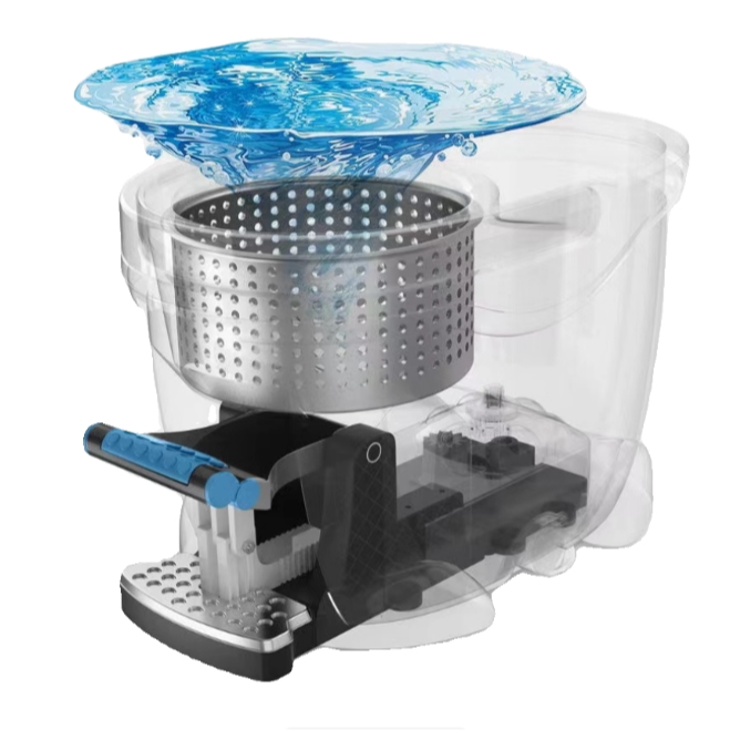 Upgraded Home Dolphin Good God mop Rotating mop No Hand Wash Magic mop