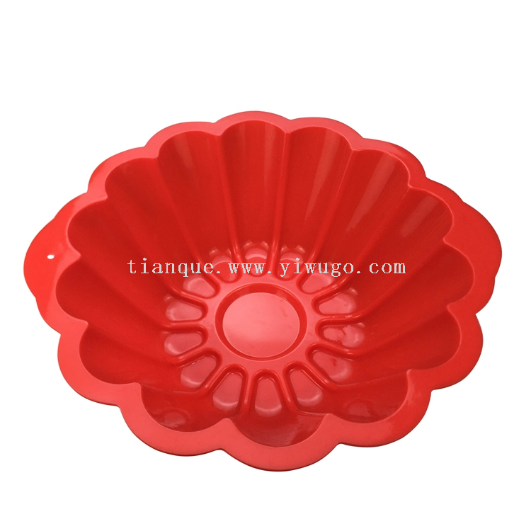 Silicone Qifeng Cake Mold for Household Oven Utensils Baking Mold Anti slip Thick Circular Kitchen Cake Mold