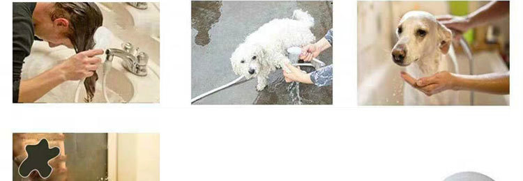 Foreign trade direct supply pet showerheads, multi-purpose dog cleaning and beauty tools, animal showerheads, and bathing tools