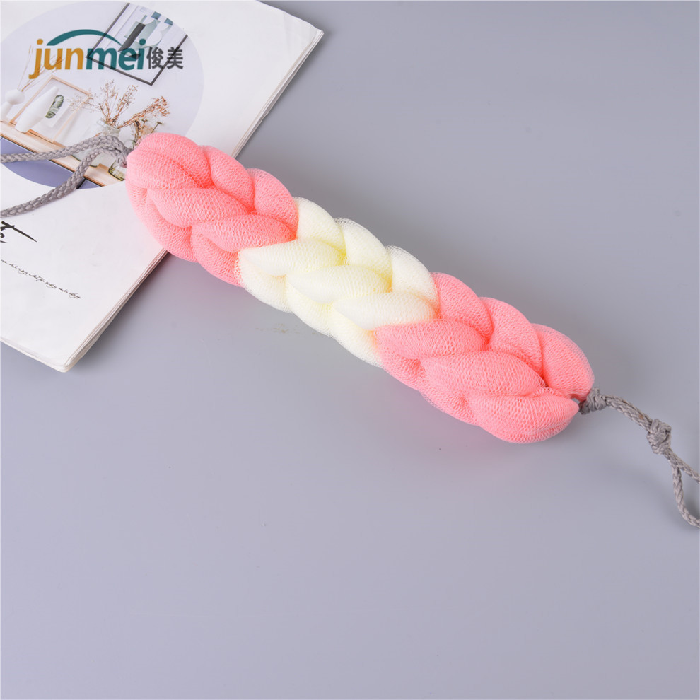 【 Handsome 】 Bath Ball Bath Flower Long Strip Rubbing Back Bath Strip Bath Towel Bath Ball Pulling Back Strip Divine Tool Rubbing Bath Towel