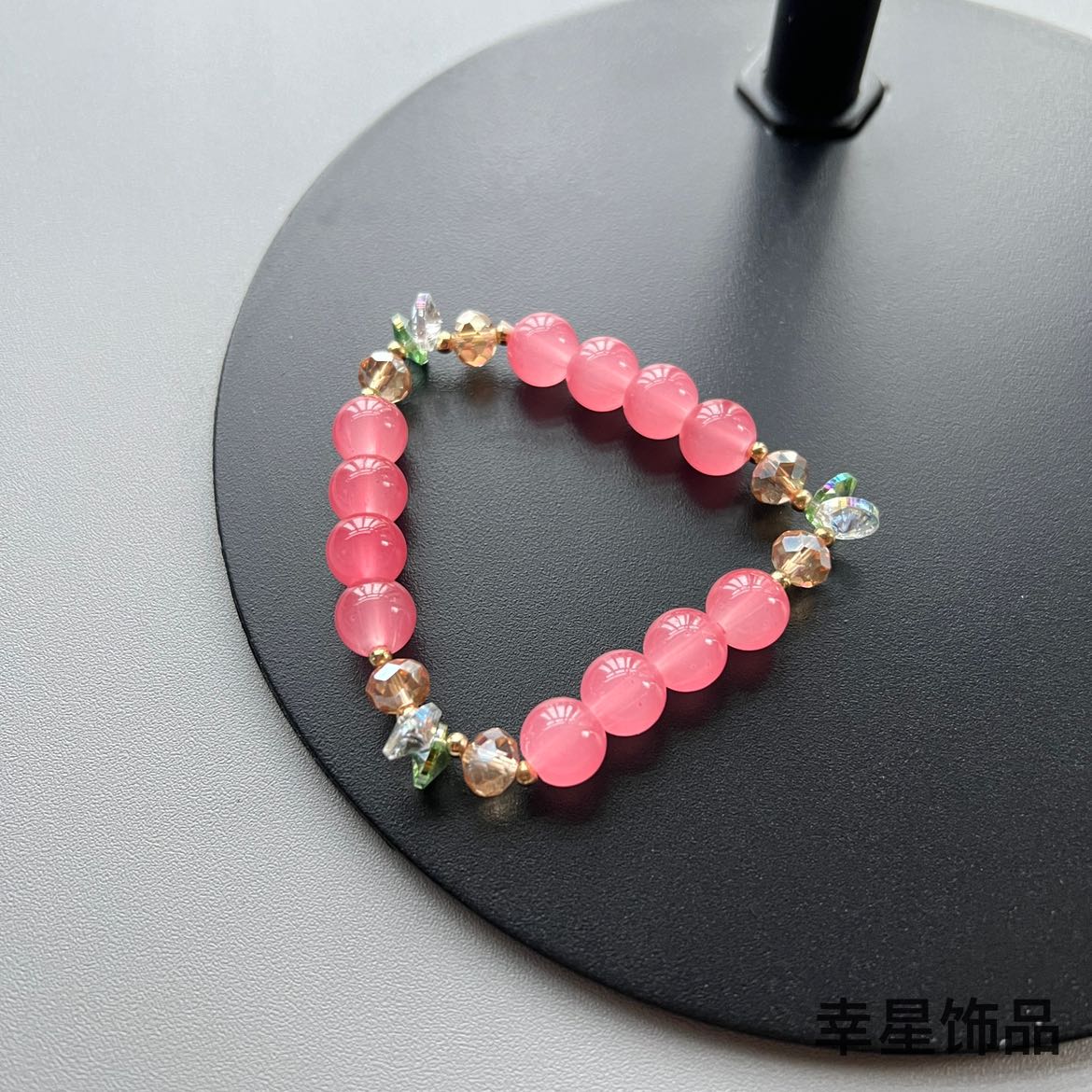 Small and niche colored bracelets, stone bursting beads, crystal bracelets, high-sensitivity bracelets, bracelets, accessories, jewelry, gifts