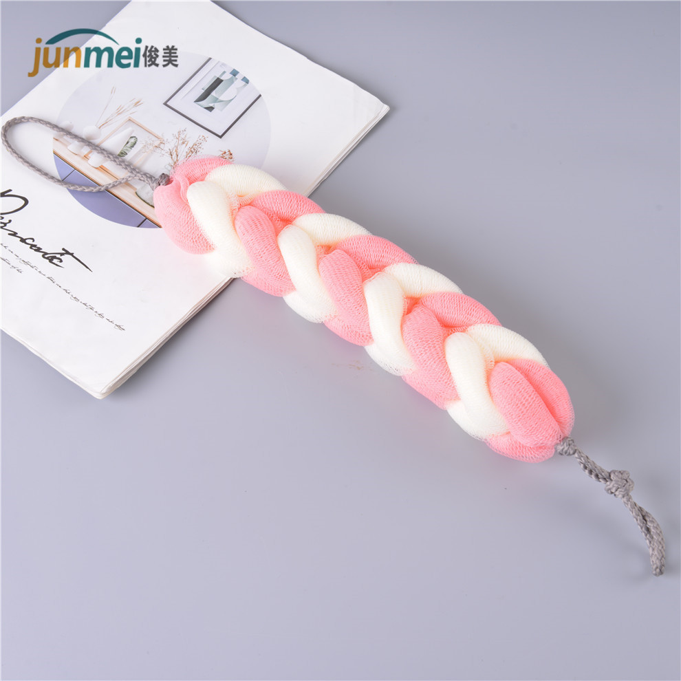 【 Handsome 】 Bath Ball Bath Flower Long Strip Rubbing Back Bath Strip Bath Towel Bath Ball Pulling Back Strip Divine Tool Rubbing Bath Towel