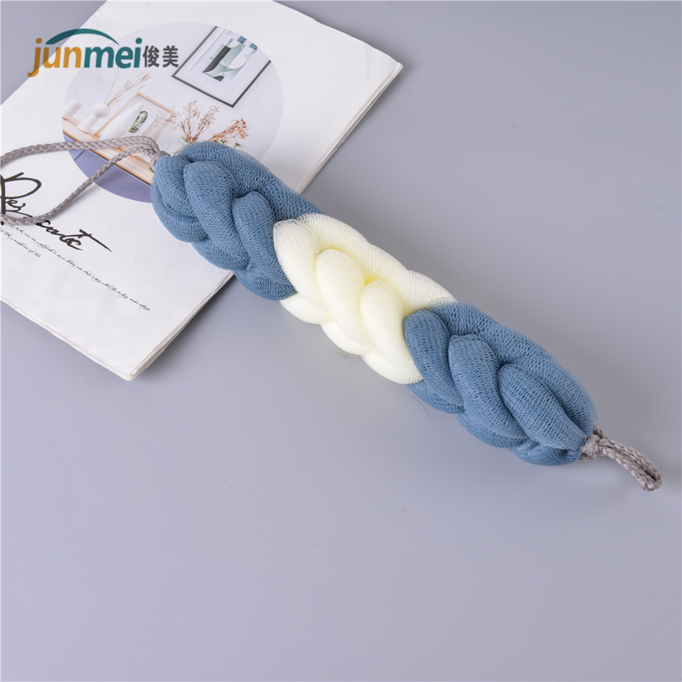 【 Handsome 】 Bath Ball Bath Flower Long Strip Rubbing Back Bath Strip Bath Towel Bath Ball Pulling Back Strip Divine Tool Rubbing Bath Towel