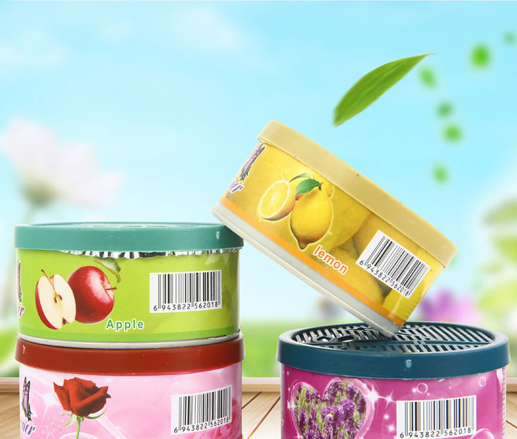 Indoor and household deodorizing solid air freshener, car fragrance remover, toilet deodorizing solid fragrance remover