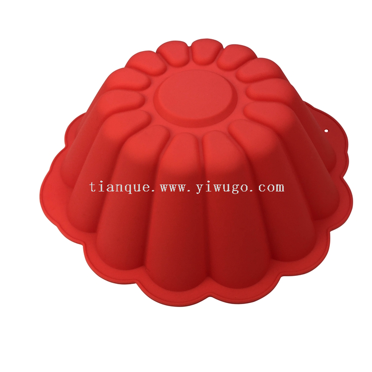 Silicone Qifeng Cake Mold for Household Oven Utensils Baking Mold Anti slip Thick Circular Kitchen Cake Mold