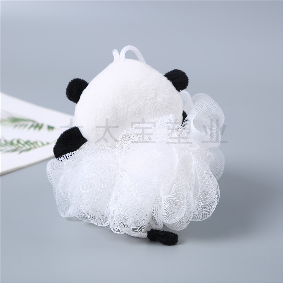 Children's Ballet Panda Bath Towel PE Bath Ball Cute Cartoon Bath Ball Bath Flower