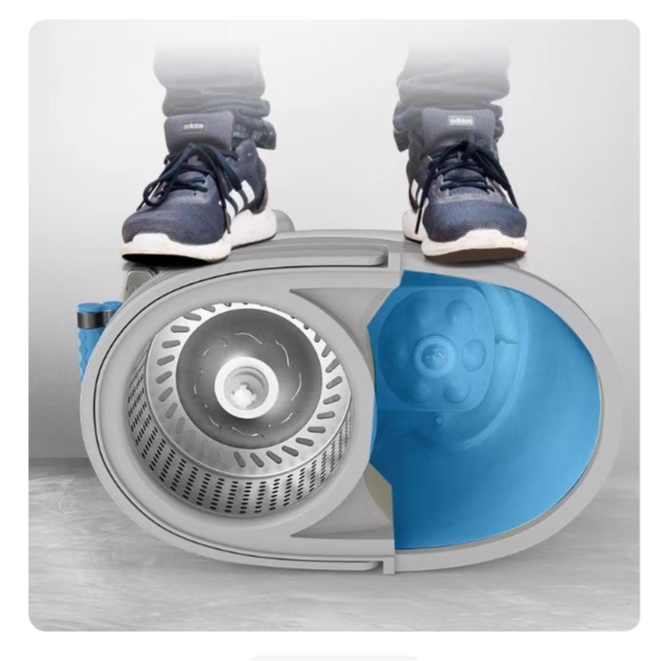 Upgraded Home Dolphin Good God mop Rotating mop No Hand Wash Magic mop