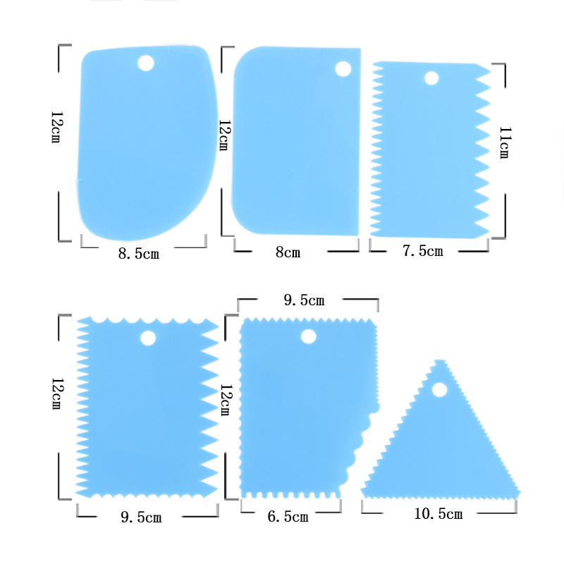 Baking tool set, cake decoration scraper, scraper, leveler, cake turntable, 13 piece set, cake divider