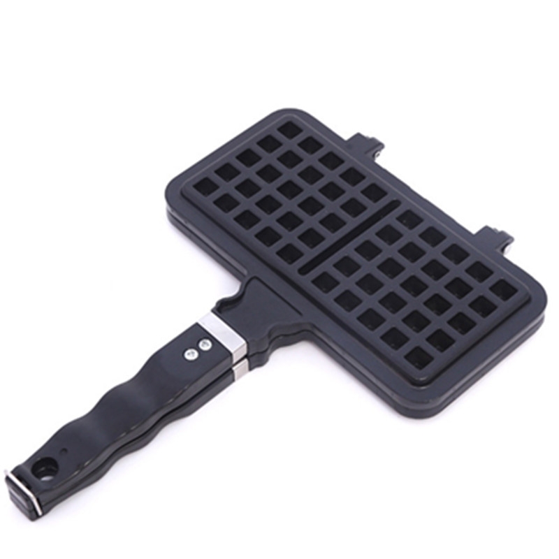 Home DIY Biscuit Baking Mold Waffle Cake Mold Gas Egg Cub Square Baking Plate Tool