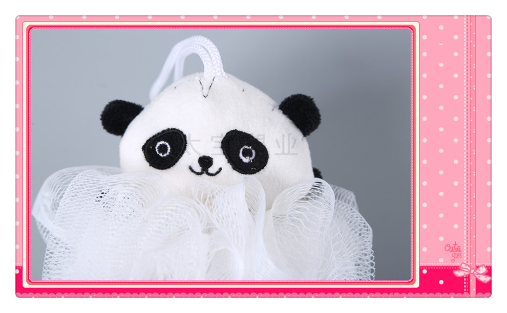 Children's Ballet Panda Bath Towel PE Bath Ball Cute Cartoon Bath Ball Bath Flower