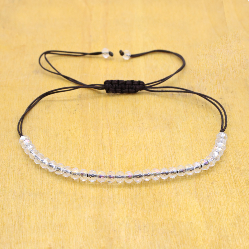 Christmas fashion hand woven crystal bracelet Korean style versatile girl bracelet simple accessories wholesale