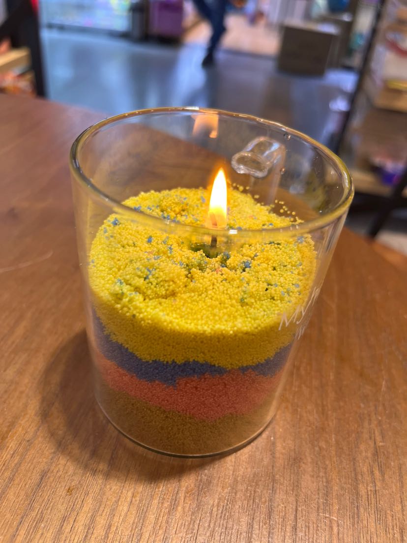 Sand wax DIY candle parent-child candle cup wax party wedding birthday gift candle aromatherapy candle