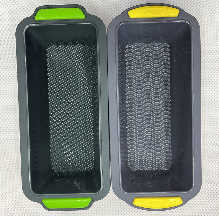 Silicone two-color toast mold cake baking tray DIY toast mold baking tray baking utensils