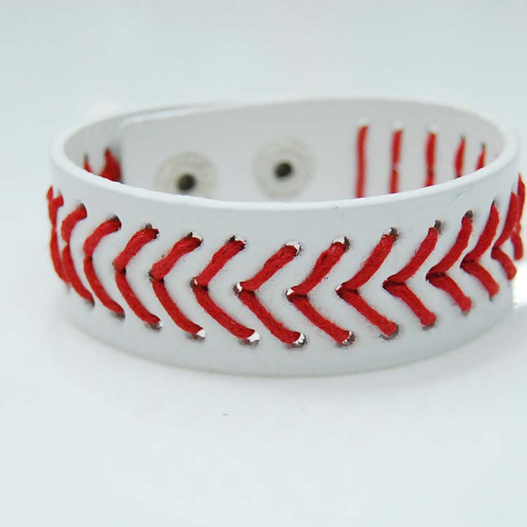 Wire bowling bracelet, leather bracelet, men's and women's simple handmade personalized bracelet, rugby sports bracelet