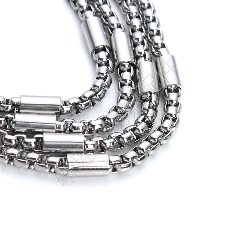 304 stainless steel chain, 4.0 square pearl bag, bare body bracelet, foot chain, necklace, clothing chain accessories