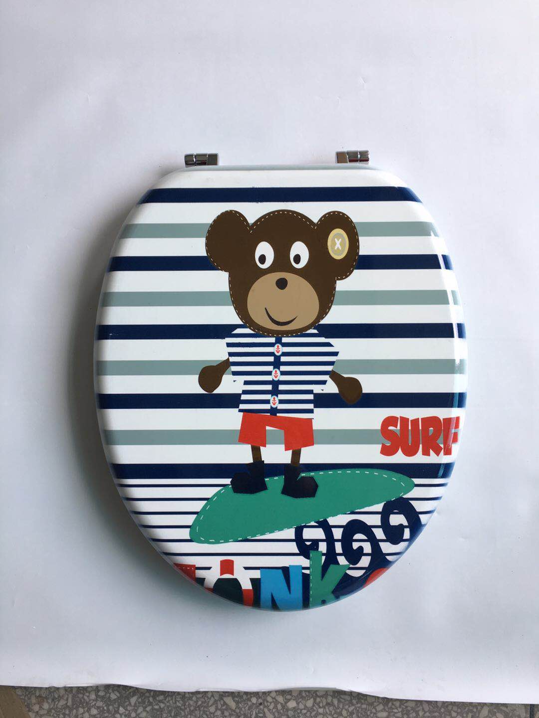 18 inch MDF laminated toilet seat with wooden toilet seat manufacturer direct sales