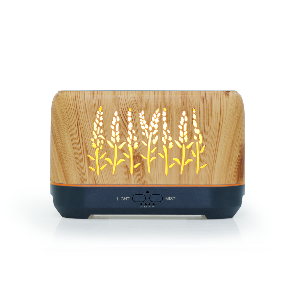 Creative flame aromatherapy machine, bedroom bedside table small night light, home office humidifier