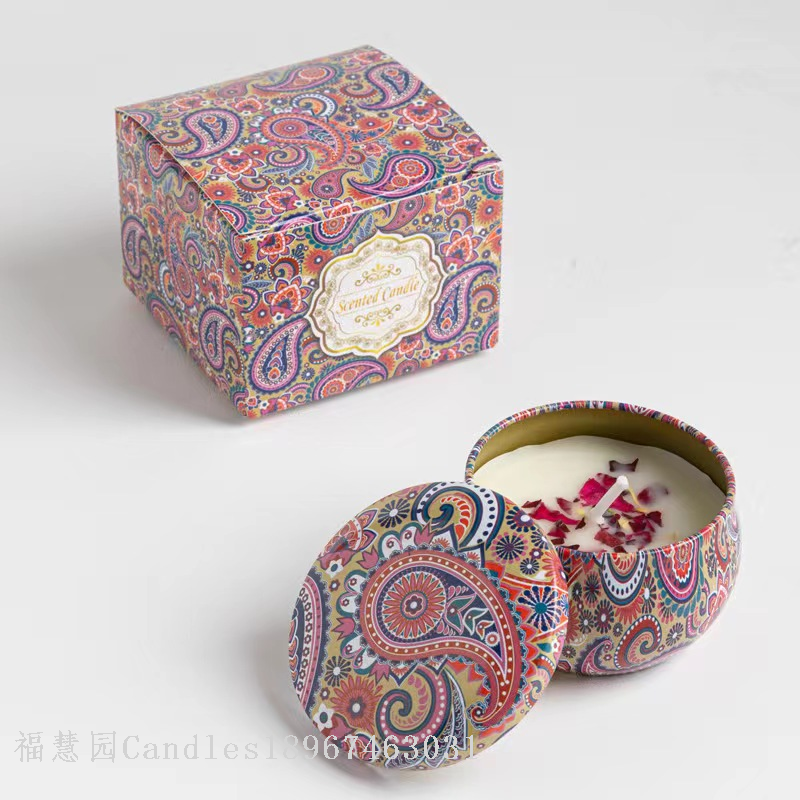 Cross border soybean wax dried floral scented candles, wedding souvenirs, birthday gifts, and giveaways