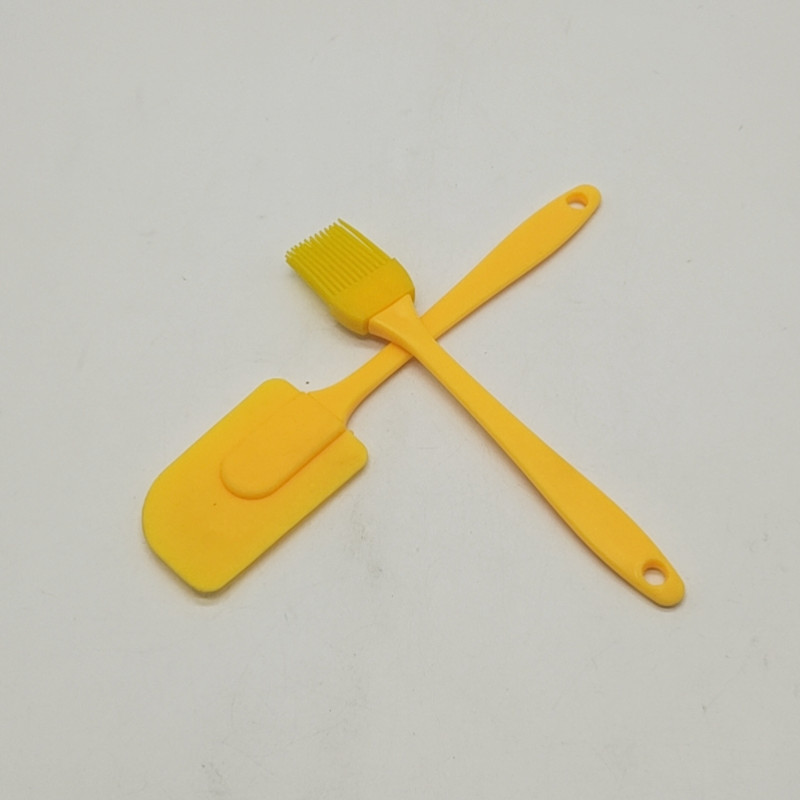 Sunshine Department Store Baking Tool Set Scraper Dough Cutting Silicone Brush Scraper Oil Brush Plastic Cream Scraper Measuring Spoon