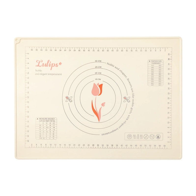 S44-S2212367 Thickened and enlarged silicone kneading pad for household food grade and baking and rolling dough board