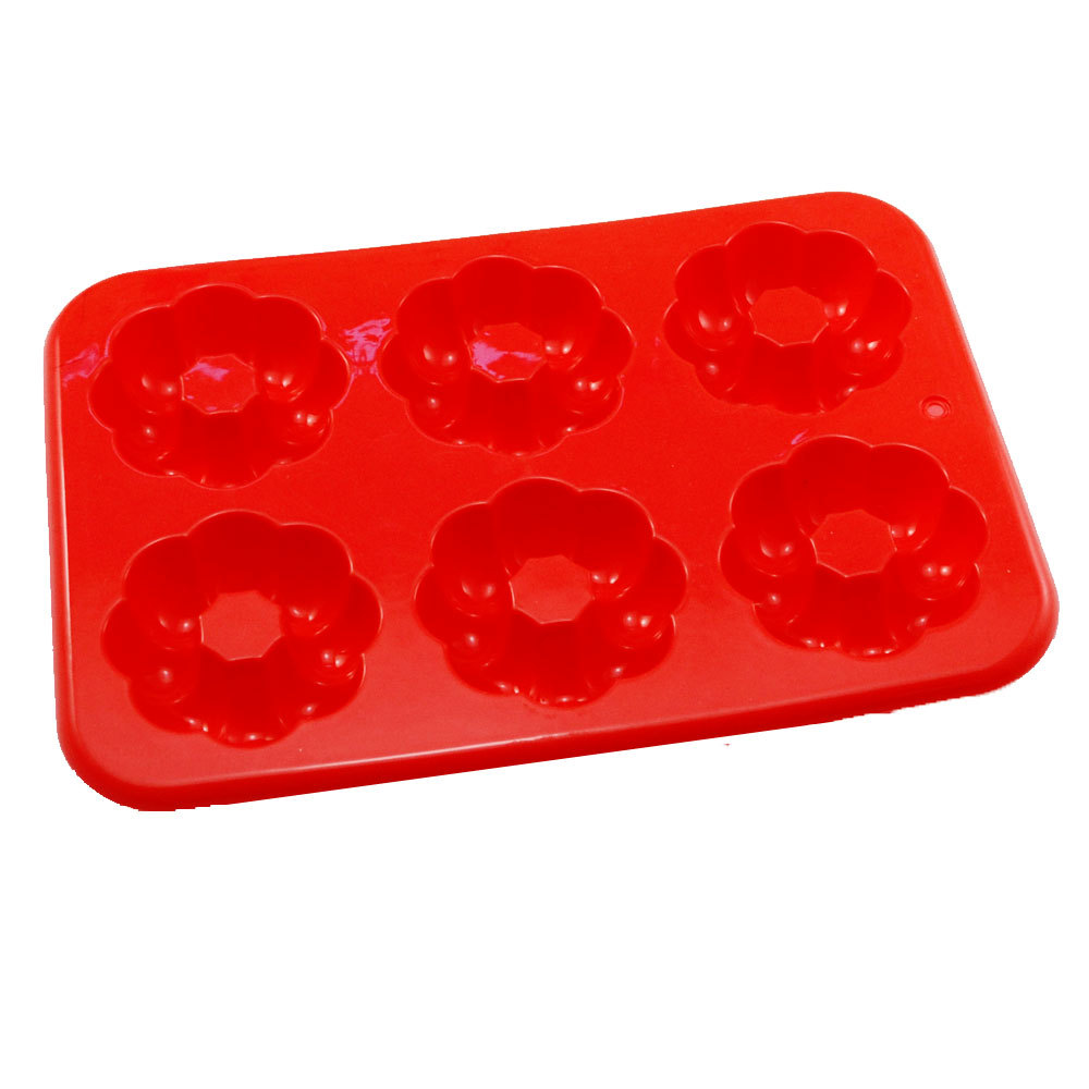 Exporting Japanese food grade silicone shell printed donuts, baking cake molds, fried doughnuts, handmade soap utensils