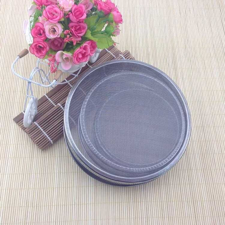 Baking manual circular fine stainless steel sieve stainless steel flour sieve
