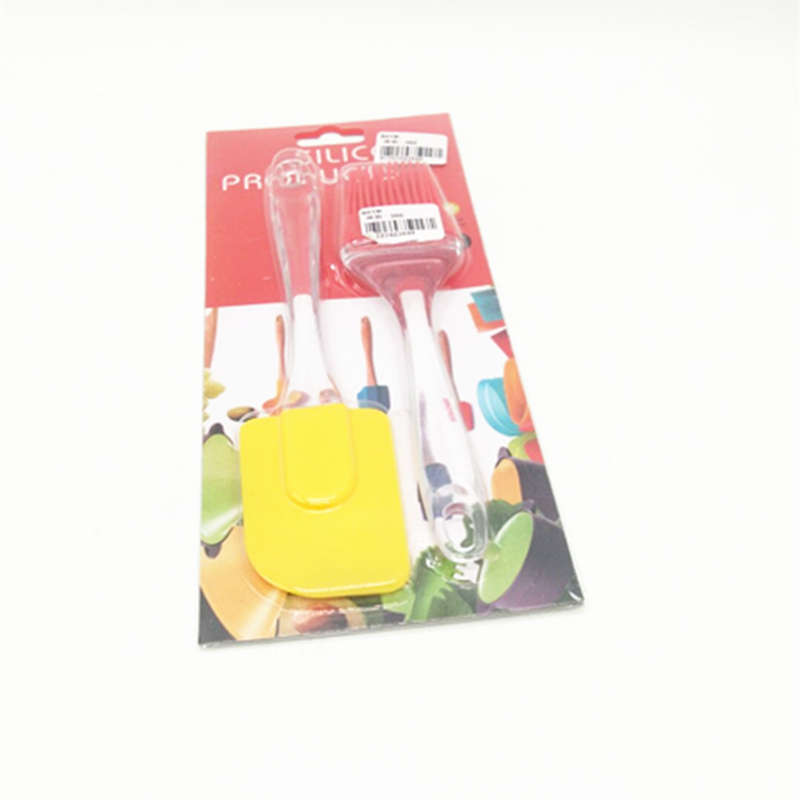 Sunshine Department Store S01B Kitchen Baking Tool Oil Brush, High Temperature Resistant Coating Barbecue Brush, Silicone Scraper