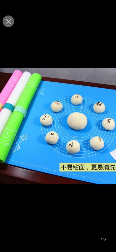 Rolling pad, kneading pad, silicone kneading pad, anti slip and non stick, high resistant silicone pad