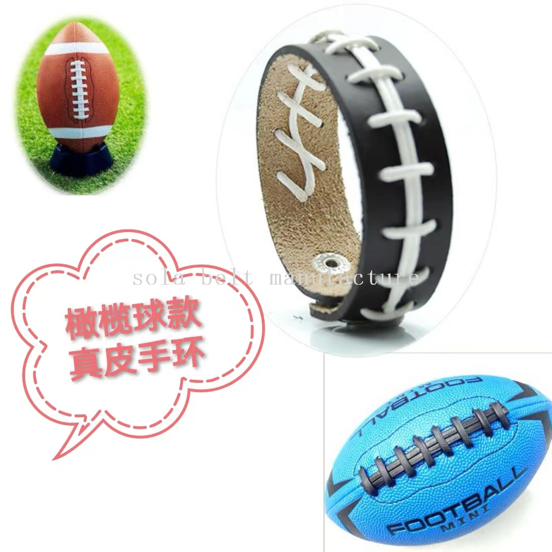 Fashionable and trendy genuine leather threaded handmade woven bracelet, ethnic style bracelet, genuine leather hand decoration, trendy threaded leather bracelet