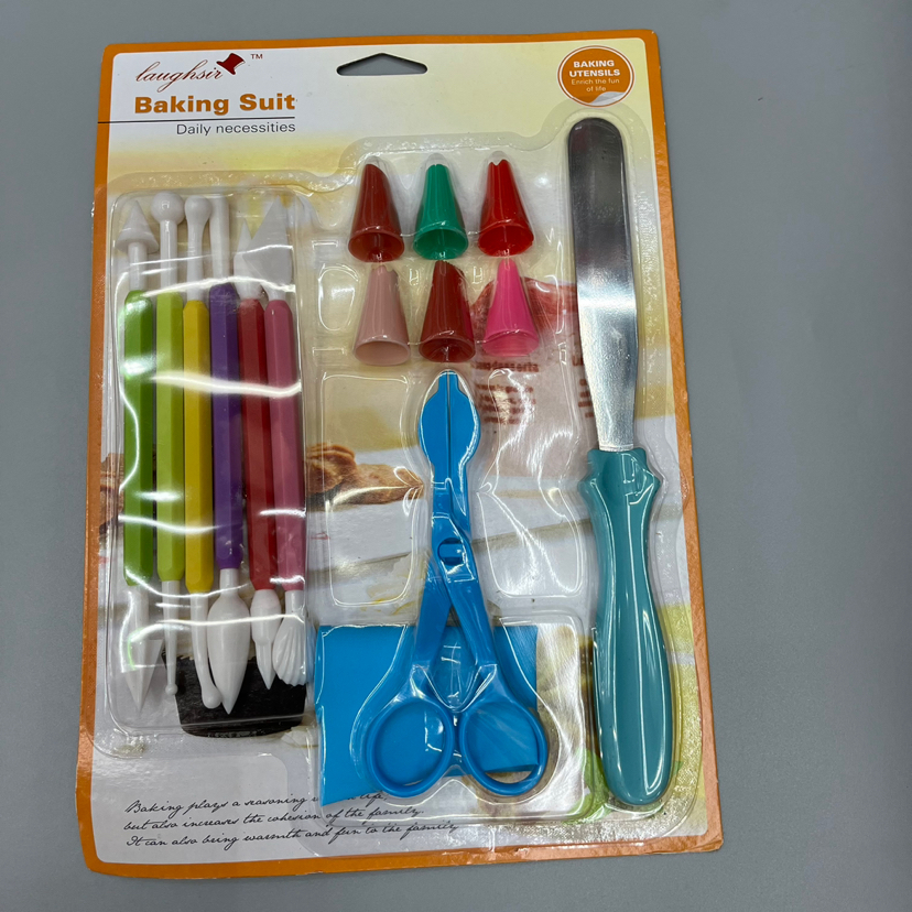Baking tools, plastic piping nozzle set, kitchen supplies, kitchenware, tableware