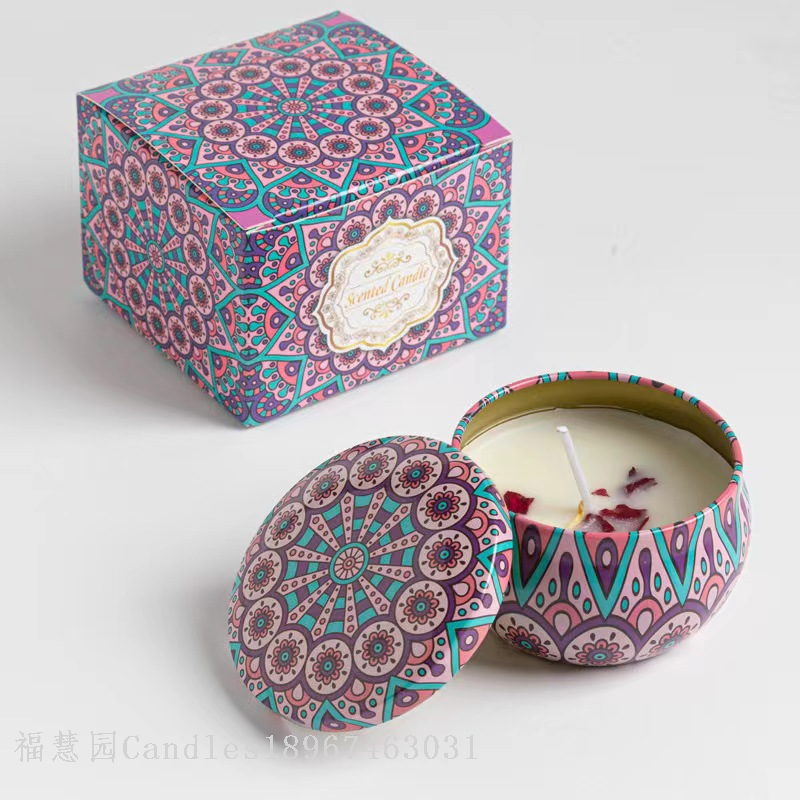 Cross border soybean wax dried floral scented candles, wedding souvenirs, birthday gifts, and giveaways