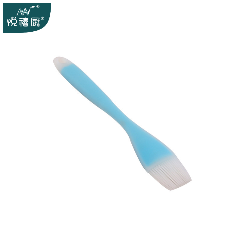 【 Yuexi Kitchen 】 Large all inclusive semi transparent silicone brush, barbecue brush, baking cream butter brush