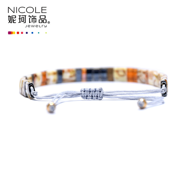 New Nike Jewelry Japan Tila Rice Bead Bracelet Retro Luxury Bracelet for Girls and Women Gift Factory Wholesale