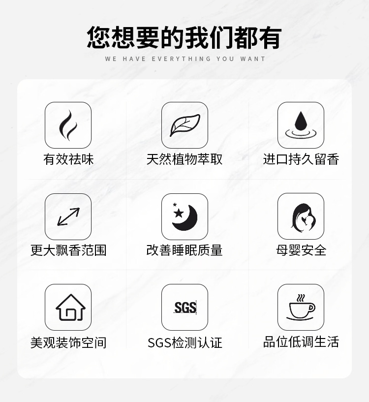 Manufacturer customized logo car aromatherapy ornament OEM ODM factory brand OEM non fire aromatherapy candle essential oil