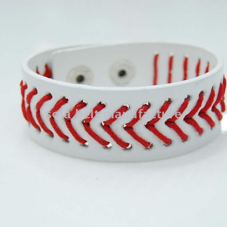 Wire bowling bracelet, leather bracelet, men's and women's simple handmade personalized bracelet, rugby sports bracelet