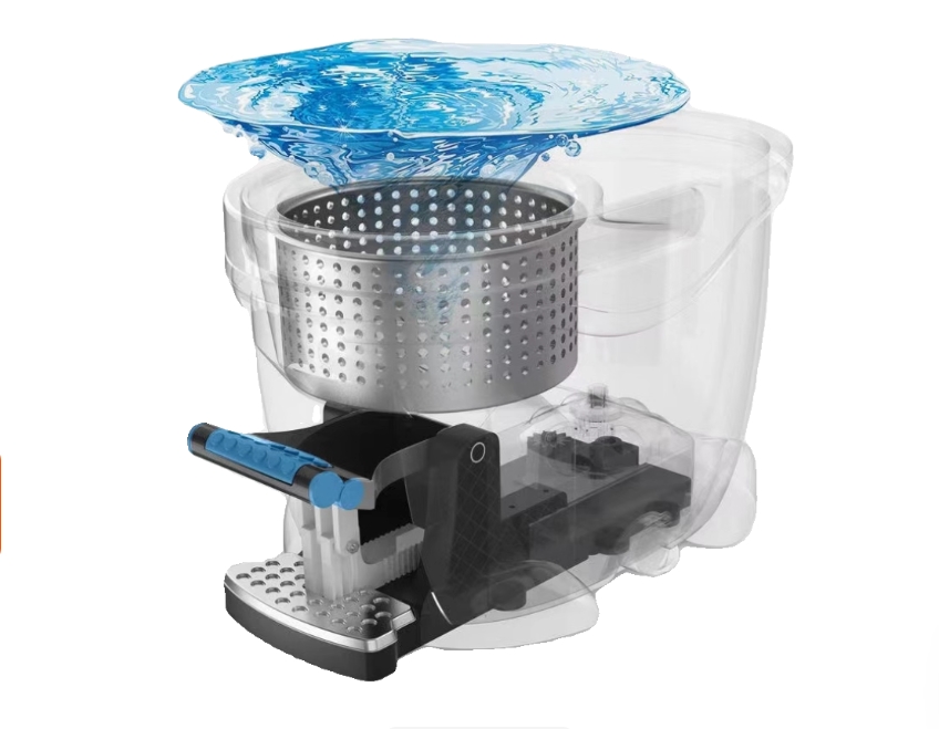 Upgraded Home Dolphin Good God mop Rotating mop No Hand Wash Magic mop