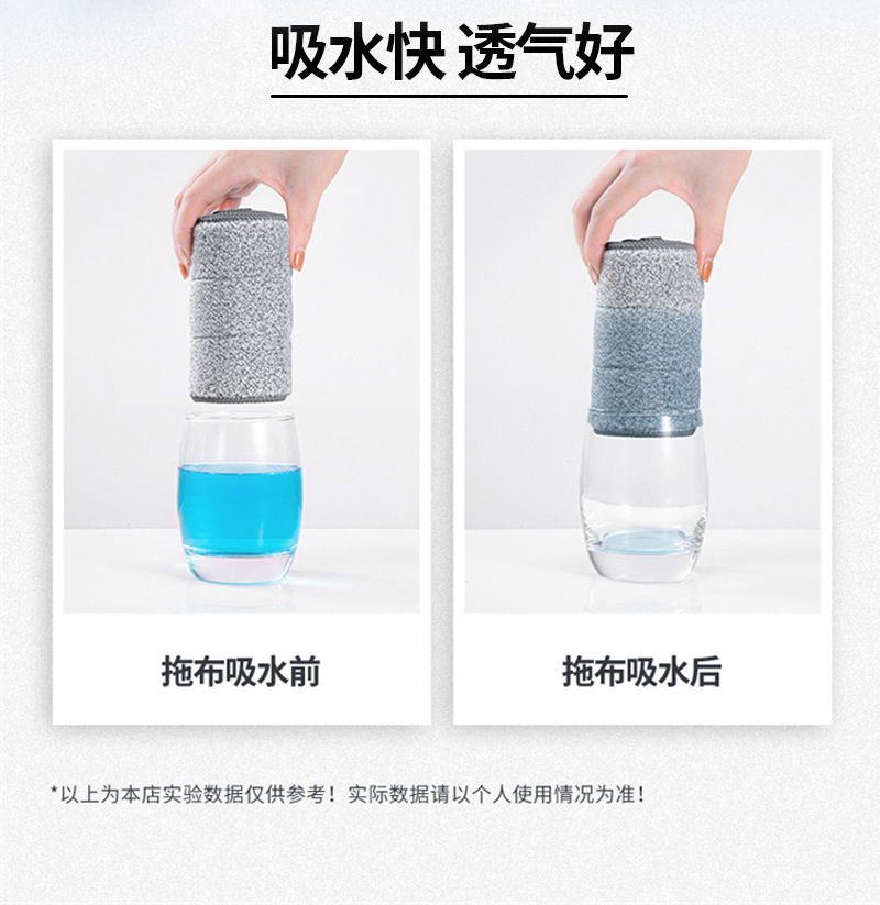 Clover mop, lazy household mop, self twisting water mop, dry and wet dual-use, no hand washing, imitation hand twisting mop wholesale