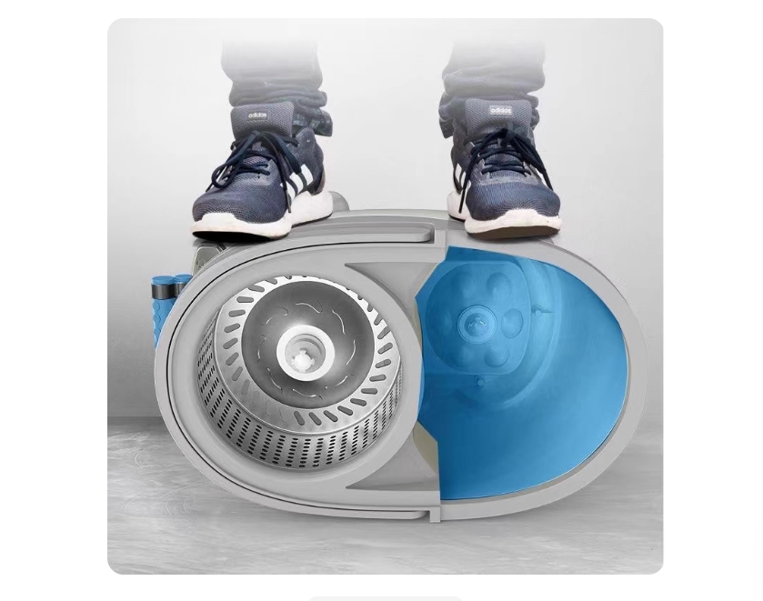 Upgraded Home Dolphin Good God mop Rotating mop No Hand Wash Magic mop