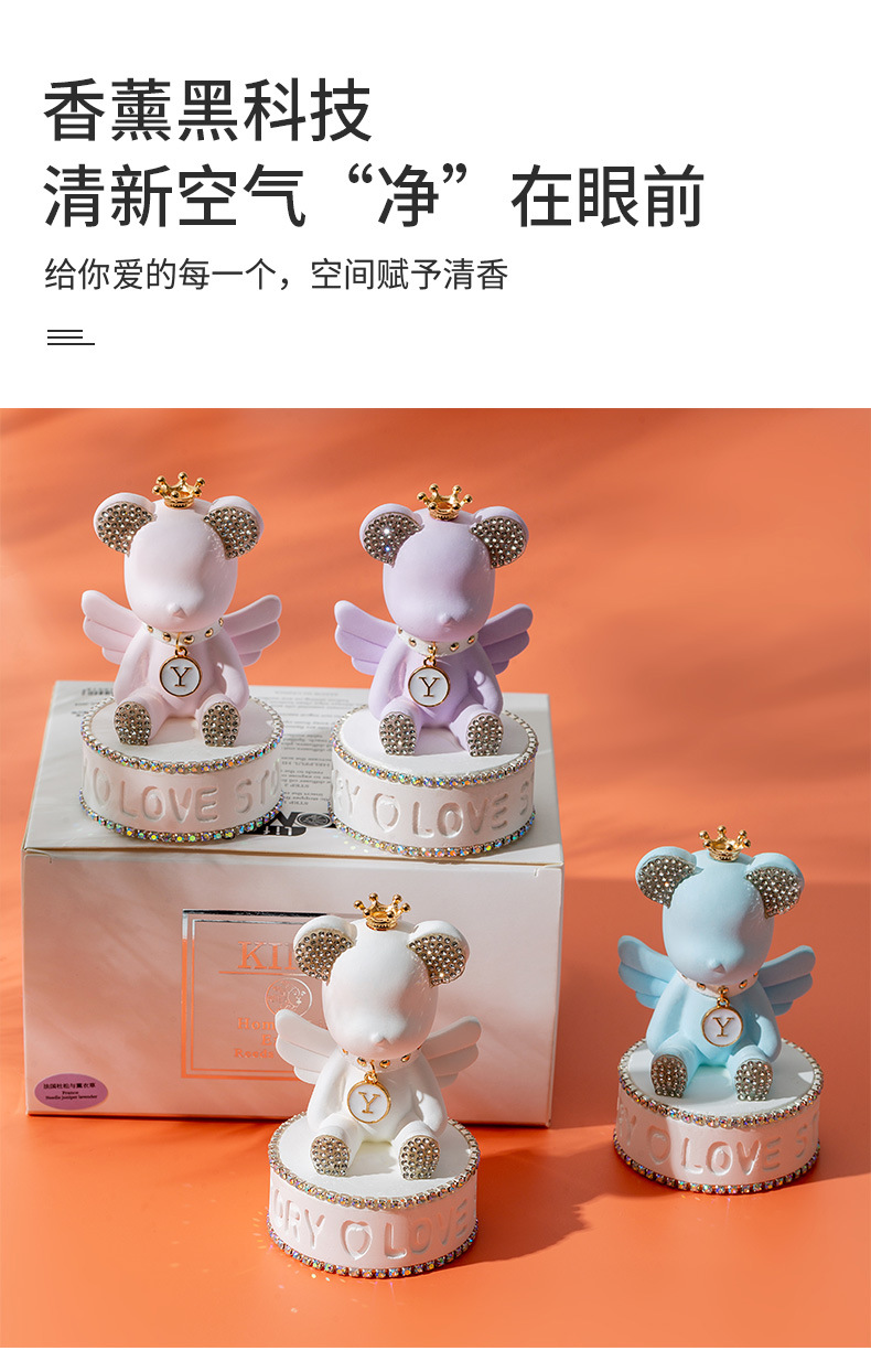 New Bear Car Decor Deodorizing Aromatherapy Decoration Cartoon Aromatherapy Deodorizing Aromatherapy Decor Wholesale