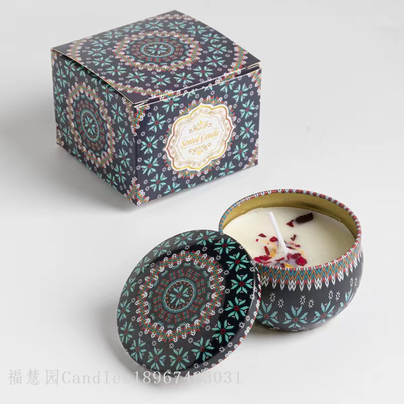 Cross border soybean wax dried floral scented candles, wedding souvenirs, birthday gifts, and giveaways