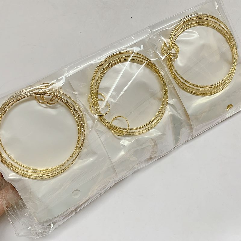 Two yuan shop exquisite multi ring bracelet metal multiple bracelet bracelet 2 yuan jewelry store wholesale source