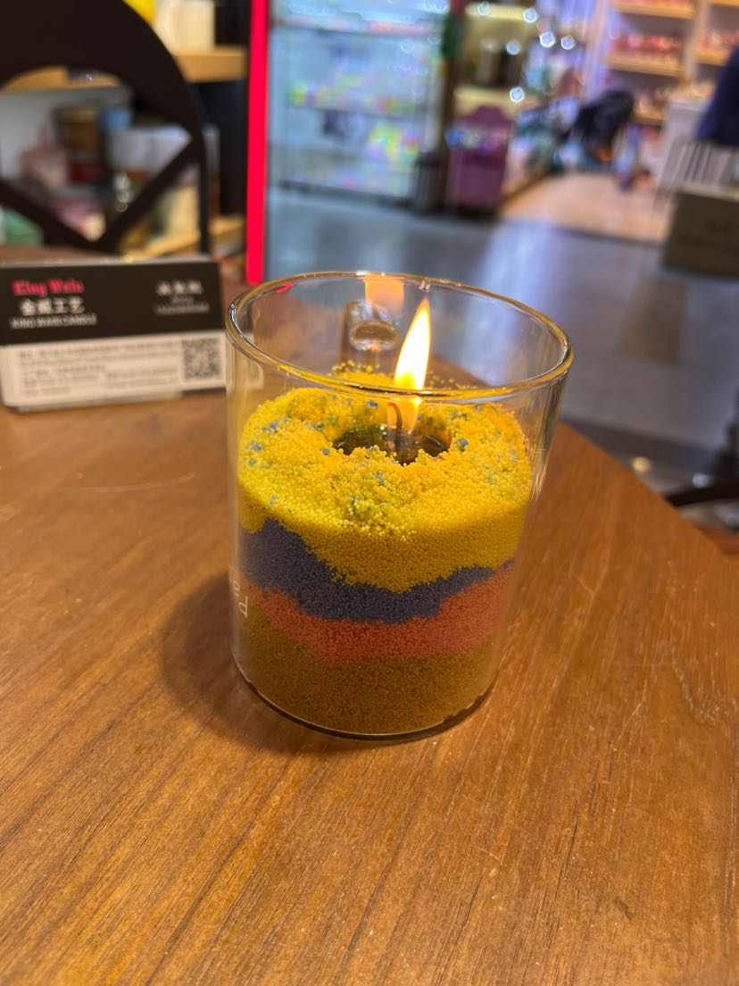 Sand wax DIY candle parent-child candle cup wax party wedding birthday gift candle aromatherapy candle