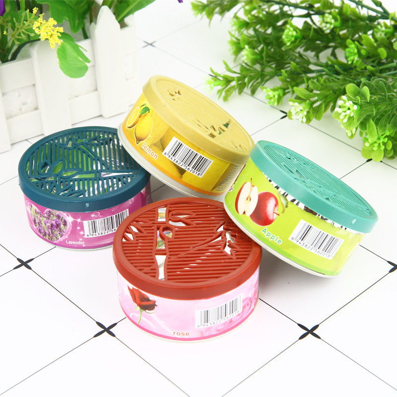 Indoor and household deodorizing solid air freshener, car fragrance remover, toilet deodorizing solid fragrance remover