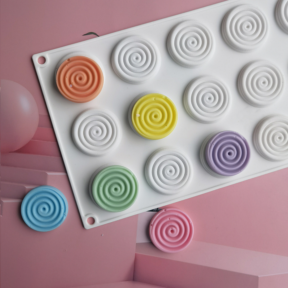 Silicone 15 mosquito repellent cake mold, cake decoration, baking utensils, creative chocolate