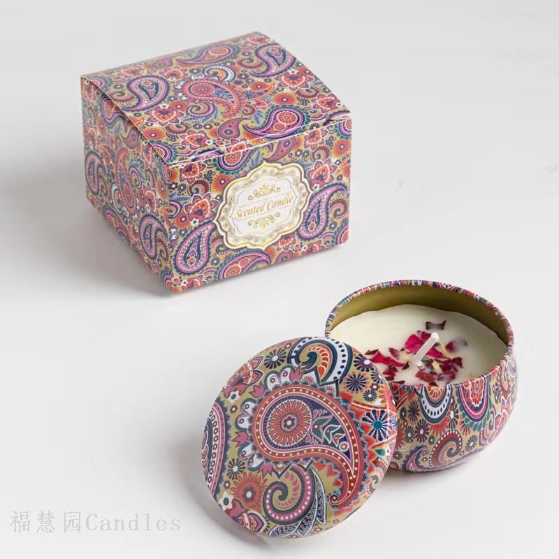 Cross border soybean wax dried floral scented candles, wedding souvenirs, birthday gifts, and giveaways